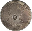8 Reales - George III (Countermarked Coinage)