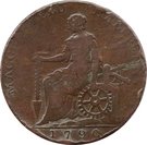 ½ Penny (Cheshire - Macclesfield / Charles Roe Copper Works)