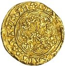 ¼ Ryal - Edward IV (1st reign; Light coinage)