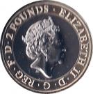 2 Pounds - Elizabeth II (5th portrait; The Army)