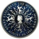 25 New Pence - Elizabeth II (Queen Mother; Silver Proof)