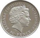 50 Pence - Elizabeth II (4th portrait; 1/4 oz Fine Silver)