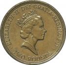 2 Pounds - Elizabeth II (3rd portrait; World War II)