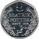 50 Pence - Elizabeth II (5th portrait; Beatrix Potter)