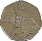 50 Pence - Elizabeth II (4th portrait; Archery)