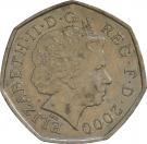 50 Pence - Elizabeth II (4th portrait; Public Libraries)