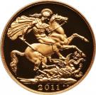 2 Pounds - Elizabeth II (4th portrait; Double Sovereign)
