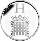 10 Pence - Elizabeth II (H - Houses of Parliament; Silver Proof)