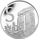 10 Pence - Elizabeth II (S - Stonehenge; Silver Proof)