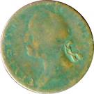 ½ Penny (Celestin II Pope - North Wales)