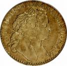 ½ Guinea - William & Mary