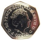 50 Pence - Elizabeth II (5th portrait; Team GB Olympics)