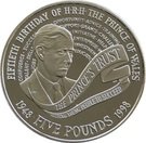 5 Pounds - Elizabeth II (Prince Charles; Silver Proof)