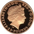 25 Pounds - Elizabeth II (4th portrait; London 2012, Diana)