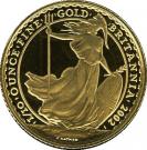 10 Pounds - Elizabeth II (4th portrait; 1/10 oz Fine Gold)