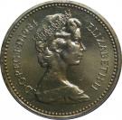 1 Pound - Elizabeth II (2nd portrait; Scottish Thistle)