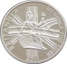 1 Pound - Elizabeth II (4th portrait; 1/2 oz Fine Silver)