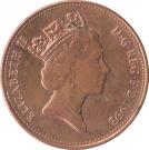 2 Pence - Elizabeth II (3rd portrait; magnetic)