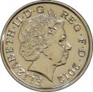5 Pence - Elizabeth II (4th portrait; Royal Shield, magnetic)