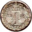 4 Pence - Victoria (1st portrait; Maundy Coinage)