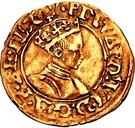 ½ Crown - Edward VI (2nd period; crowned bust)