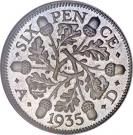 6 Pence - George V