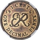 1 Cent - Elizabeth II (Decimal Pattern)