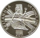 50 Pence - Elizabeth II (4th portrait; 1/4 oz Fine Silver)