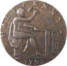½ Penny (Warwickshire - Wilkinson)