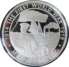 5 Pounds - Elizabeth II (Merchant Navy; Silver Proof)