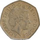 50 Pence - Elizabeth II (4th portrait; Scouting Movement)