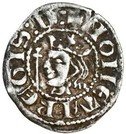 1 Farthing - David II (1st Coinage, 1st Issue)