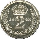 2 Pence - George VI (Maundy Coinage; 2nd issue)