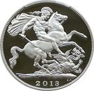 5 Pounds - Elizabeth II (Royal Birth; Silver Proof)