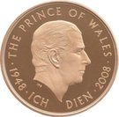 5 Pounds - Elizabeth II (Prince Charles; Gold Proof)