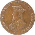 ½ Penny (Lancashire - Lancaster / John of Gaunt)