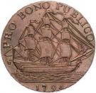 ½ Penny (Hampshire - Gosport / J. Jordan)