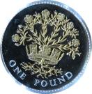 1 Pound - Elizabeth II (Northern Irish Flax; Silver Proof)