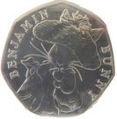 50 Pence - Elizabeth II (5th portrait; Benjamin Bunny)