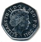 50 Pence - Elizabeth II (4th portrait; Sailing)
