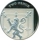 2 Pence - Elizabeth II (4th portrait; Silver Proof)