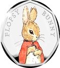 50 Pence - Elizabeth II (Flopsy Bunny; Silver Proof)