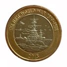 2 Pounds - Elizabeth II (5th portrait; Royal Navy)