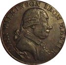 ½ Penny (Warwickshire - John Wilkinson)