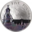5 Pounds - Elizabeth II (Buckingham Palace; Silver Proof)