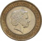 2 Pounds - Elizabeth II (4th portrait; Olympics Handover)