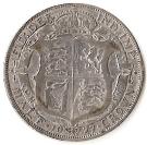 ½ Crown - George V (modified effigy)