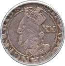 20 Pence - Charles I (2nd Coinage)