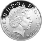5 Pounds - Elizabeth II (King Henry VIII; Silver Proof)