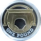 1 Pound - Elizabeth II (Egyptian Arch Bridge; Silver Proof)